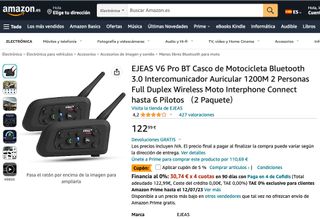 EJEAS V6 PRO - INTERCOMUNICADORES MOTO