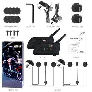 EJEAS V6 PRO - INTERCOMUNICADORES MOTO