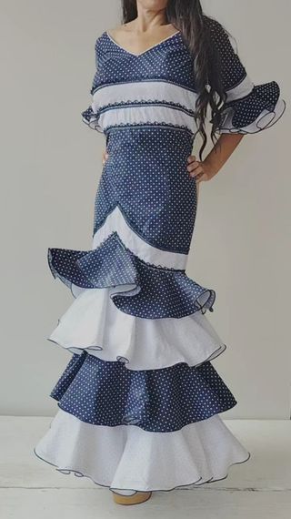Vestido de flamenca Creaciones Roal