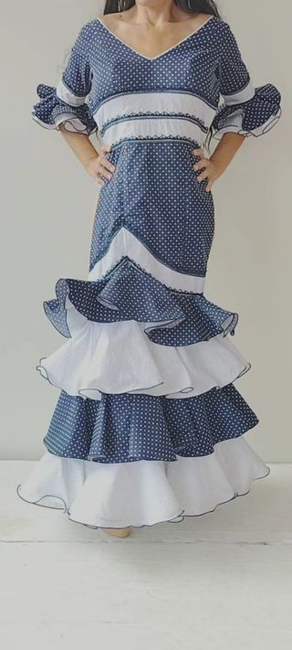 Vestido de flamenca Creaciones Roal