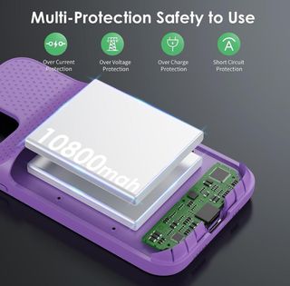 Funda iPhone con batería (10800 mAh)