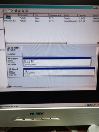 Disco duro Seagate IDE de 80 Gb