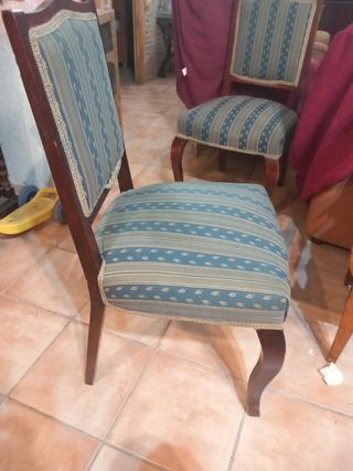 6 Sillas tapizadas
