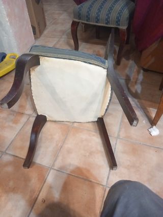 6 Sillas tapizadas