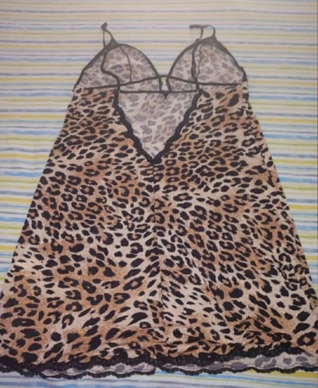 Camisón Picardía leopardo 
