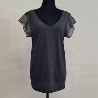 Blusa Talla L Inextenso color negro 