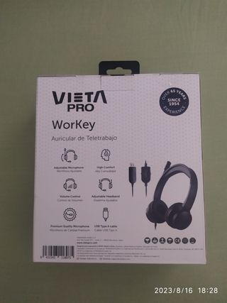 Auriculares Vieta Pro WorKey