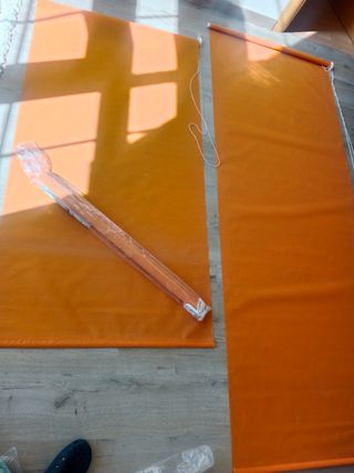 3 Estor cortinas. Ancho 90. Dos largos