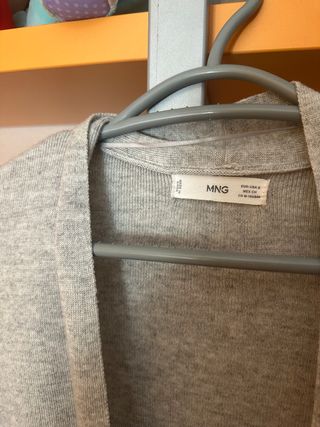 Chaqueta  rebeca larga gris