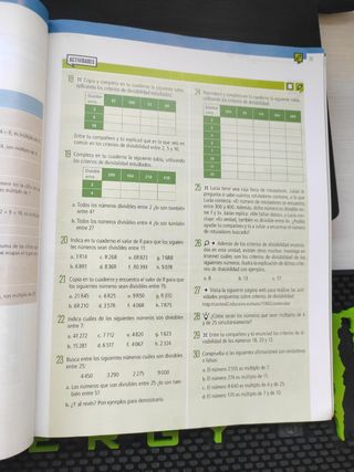 Libro  Matemáticas 2° Eso