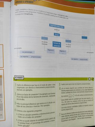 Libro  Matemáticas 2° Eso