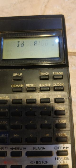 Mando a distancia videocassette SANYO