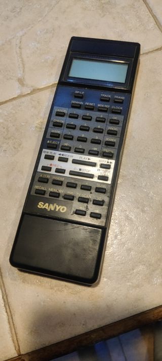 Mando a distancia videocassette SANYO