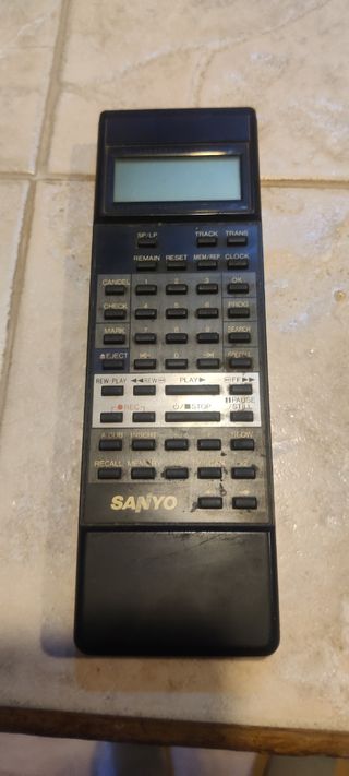 Mando a distancia videocassette SANYO