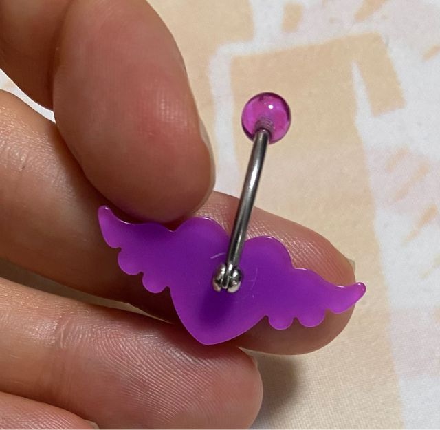 Piercing ombligo forma corazón