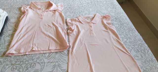 2 polos sin mangas, talla 9-10 y 11-12