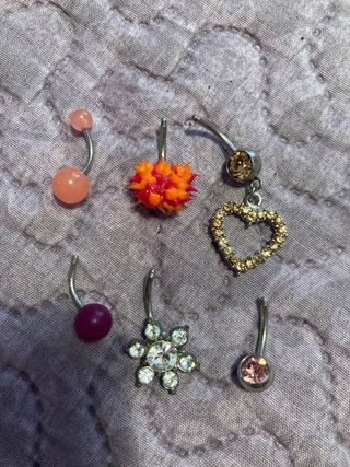 pack pendientes para el ombligo