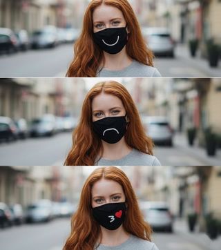 Marc Jacobs 3 Mascarillas negras