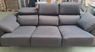 Sofá de tres plazas extensibles