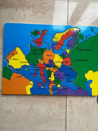 Puzzle para niños - Países de Europa