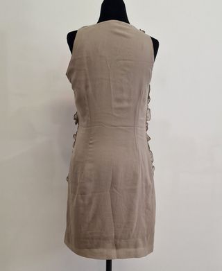 Vestido fiesta champagne Talla S Káhyra