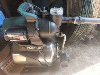 Bomba de pozo con calderin inox