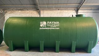 Depósitos de poliéster en horizontal para agua