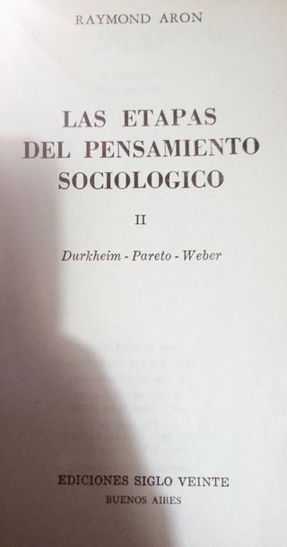 Las etapas del pensamiento sociológico