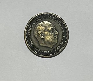 1 peseta 1947 *50