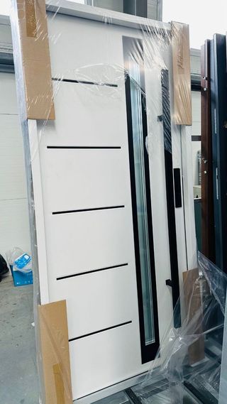 Ventana PVC 1000x500 Roble Dorado Oscilante