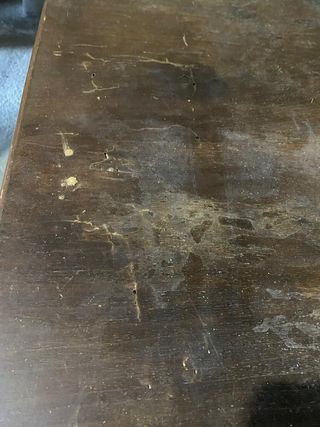 Mesa de madera de castaño clásica para restaurar