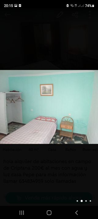 Habitación en alquiler