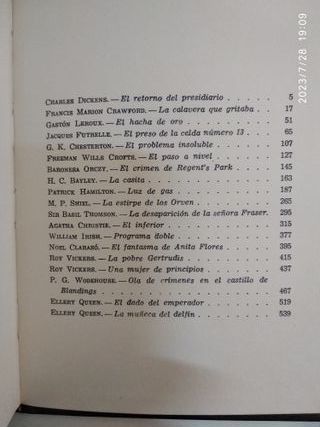 Antología de las mejores novelas policiacas