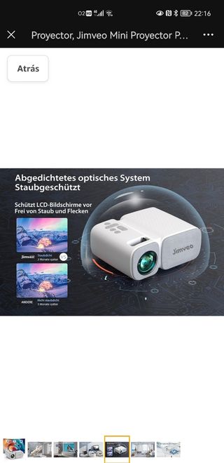 Mini proiettore portatile 1080P