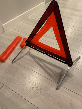Antirobo coche volante, triangulo y 2 rasquetas
