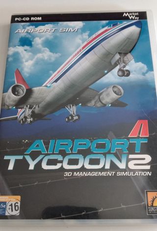 lote 2 PC CD ROM: Airport Tycoon 2, X-plane 7
