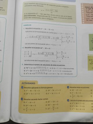 Libro Matemáticas 4° Eso