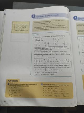 Libro Matemáticas 4° Eso