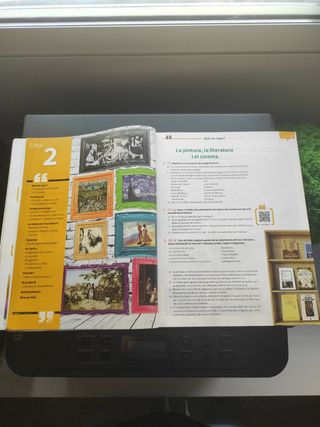 Libro Vía Oberta Llengua y Literatura Batxillerat.