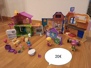 Pinypon escuela y casa de estudiantes
