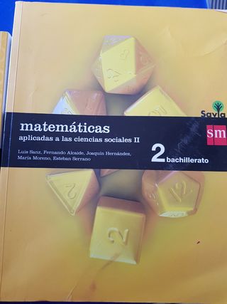 Libro matemáticas 1 y 2 de bachillerato