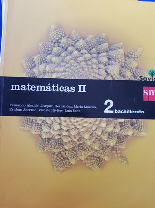 Libro matemáticas 1 y 2 de bachillerato