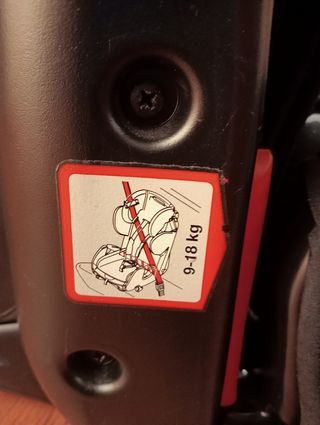 Silla de seguridad coche.