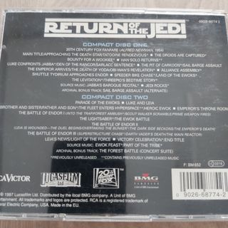 Banda sonora trilogía Star Wars CD