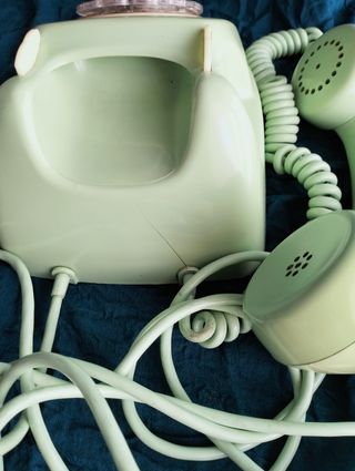Telefono Antiguo Vintage Verde Dial