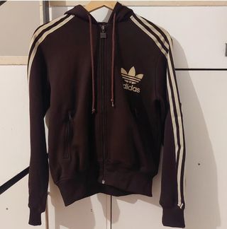 Chaqueta/sudadera marrón retro ADIDAS