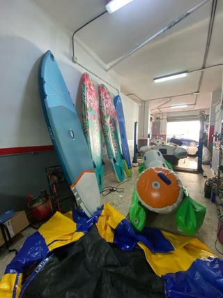 Reparación de paddle surf y barcas neumaticas.