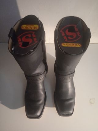 calzado mujer moto custom