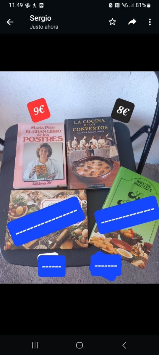 2 Libros de cocina
