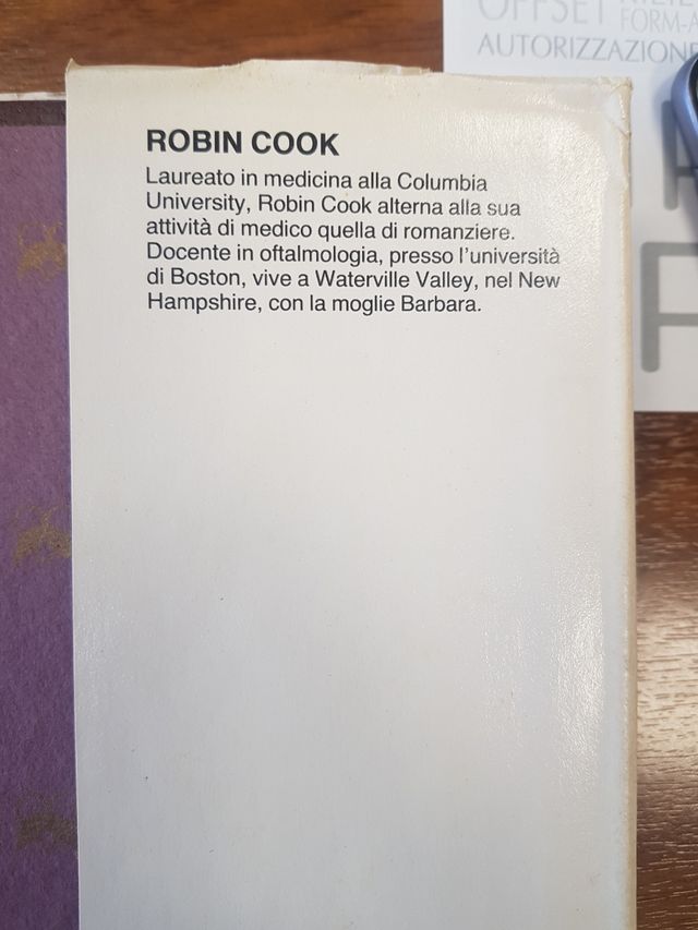 Libro Robin cook
